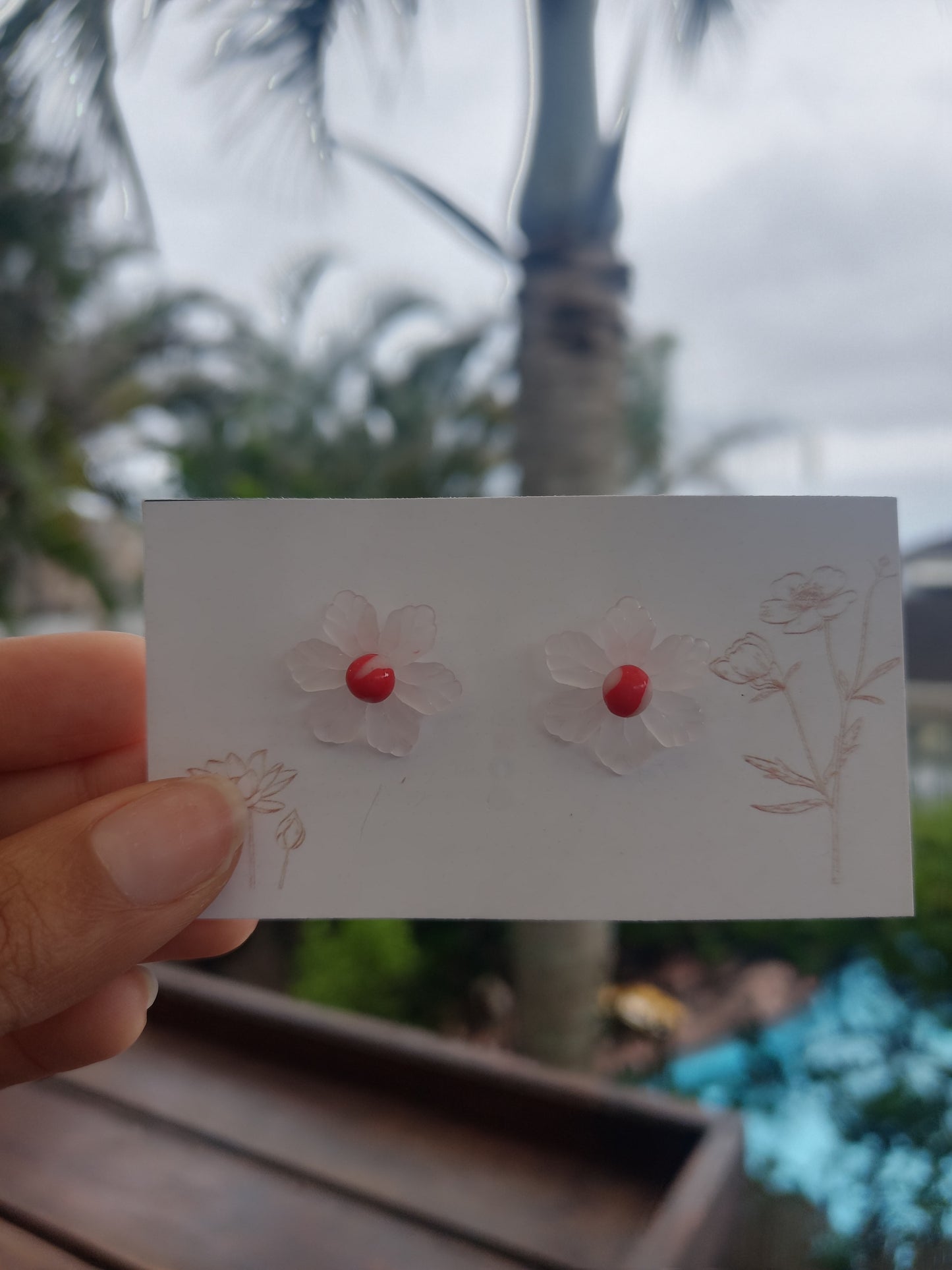 Clear Christmas flowers