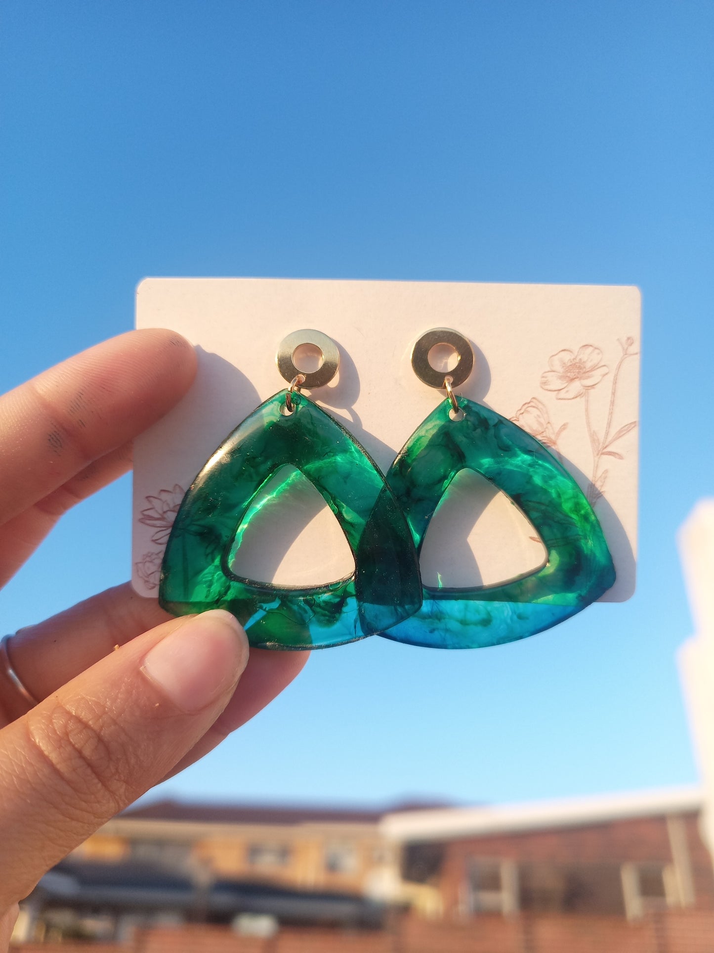 Stained glass green