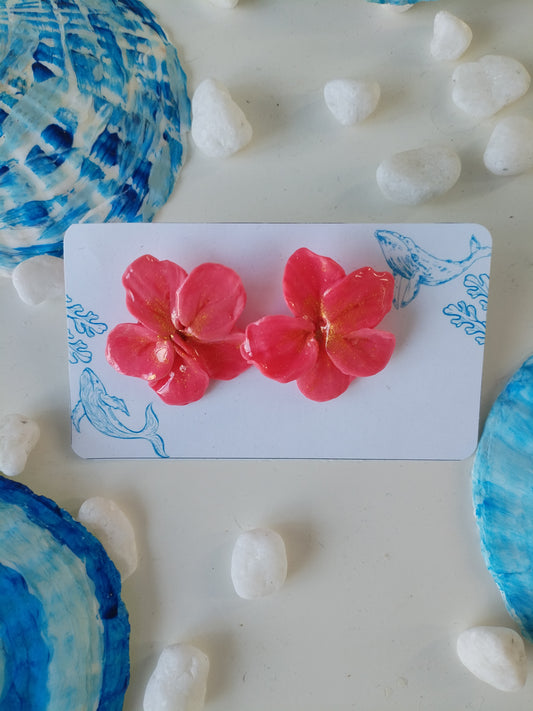 Beach flowers (dark pink)