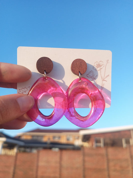 Stained glass pink